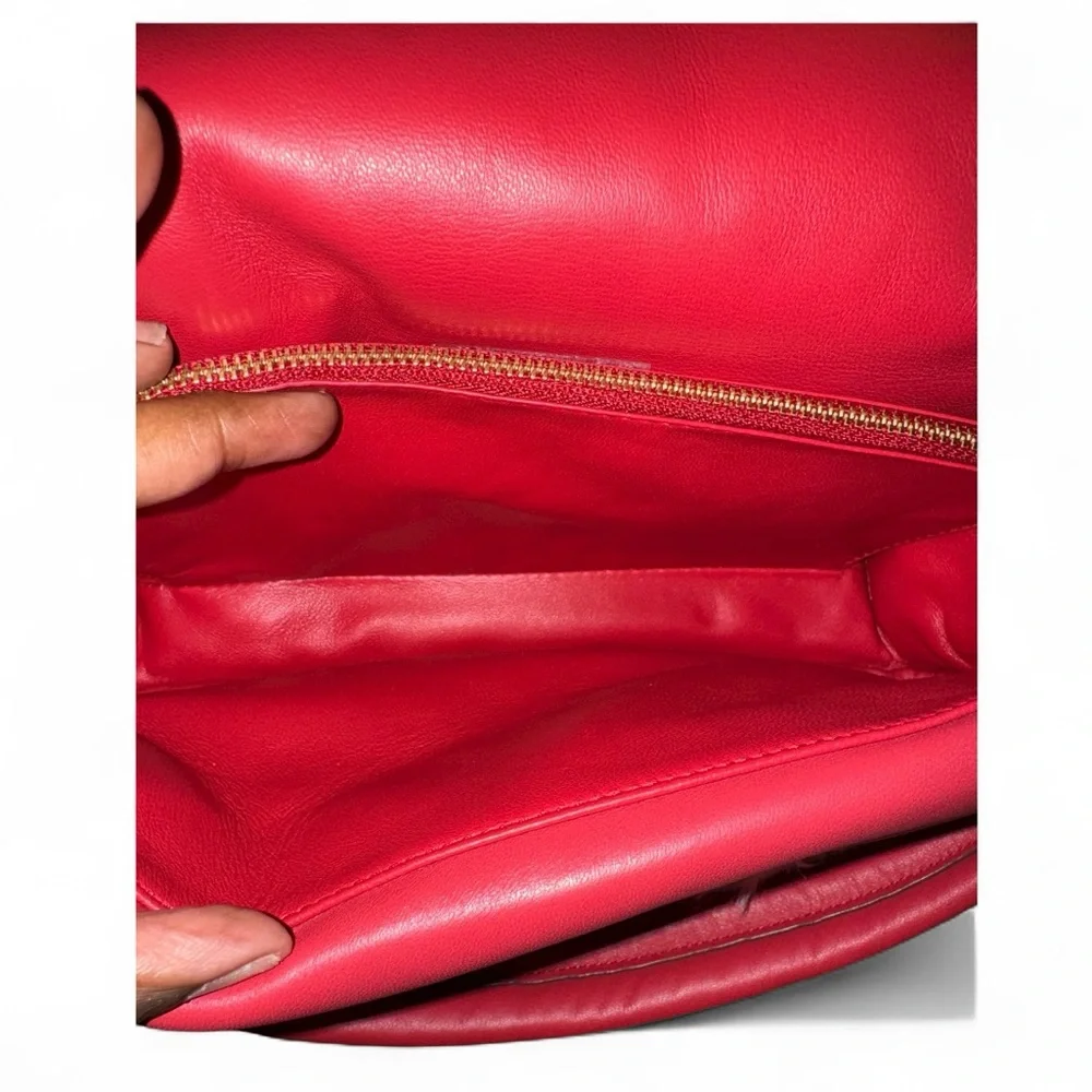 COACH Pillow Tabby 26 Leather Shoulder Bag in Red Apple NWT - Picture 10 of 13